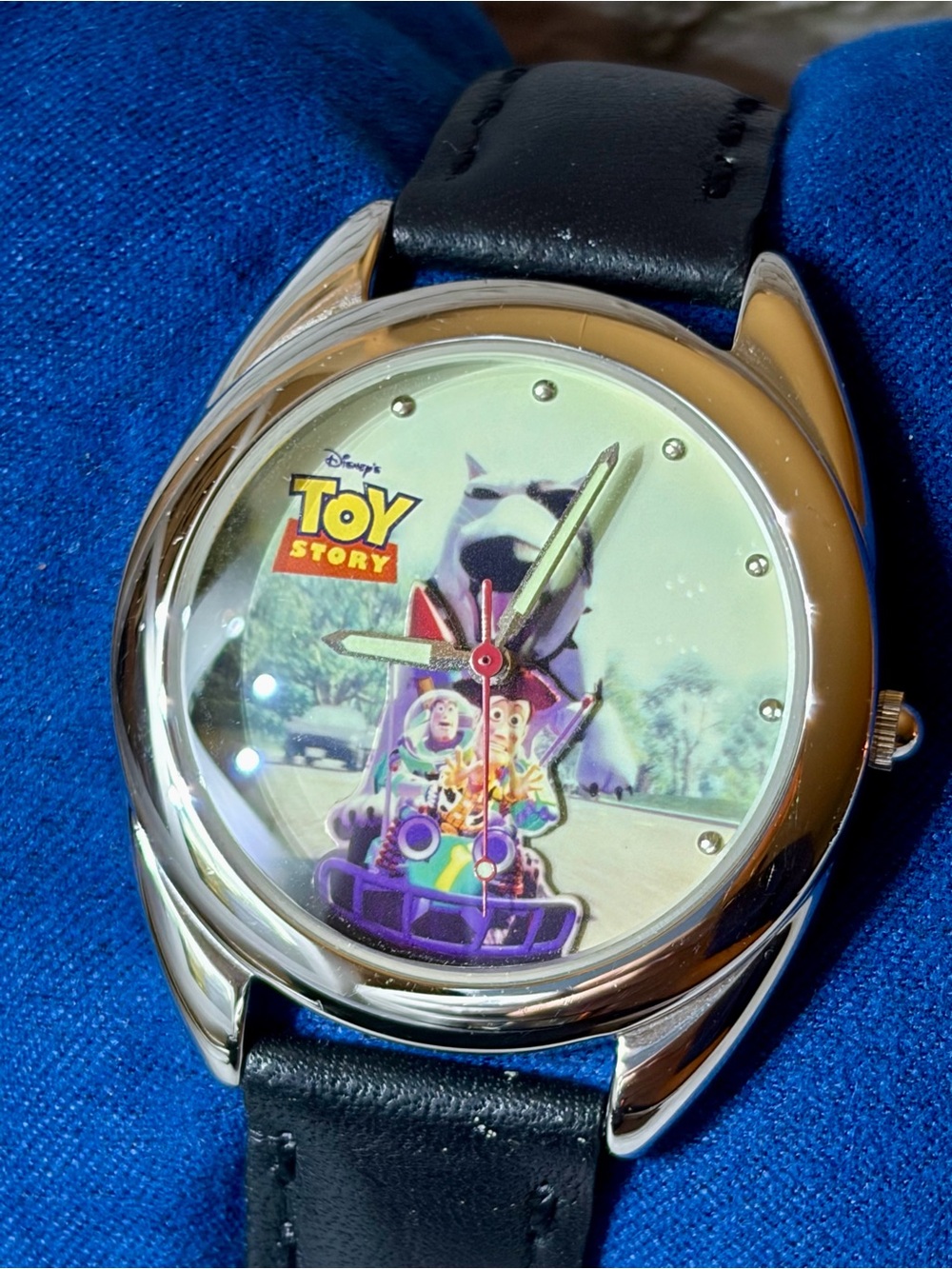 Fossil Disney Pixar Toy Story Buzz Woody Zurg Watch New w/ Tags 34mm New Battery